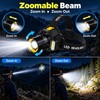 Rechargeable LED Headlamp for Outdoor Use – Motion Sensor Zoomable