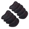 9Pcs/Set Golf Iron Head Covers Waterproof Sunscreen Golf Iron Covers