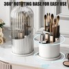Concealed Toothbrush Holder, Rotating Bathroom Organizer Countertop, Toothbrush Holders with