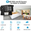 REVODATA 4K 8MP POE IP Camera, IP65 Waterproof Camera, 3.6
