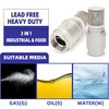 Foot Valve with Filter 1-1/4" NPT, Stainless Steel Bottom Valve,