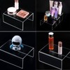 Cerpourt 2 Sets Acrylic Display Risers(4",5",6") Product Stand ((4"x5"x6") Clear