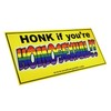 Gay Pride Novelty Bumper Stickers Honk if Your Homosexual