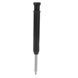 Carpenter Mechanical Pencil with Sharpener Woodworking Deep Hole Scribe Tools for Construction Drafting (Black)