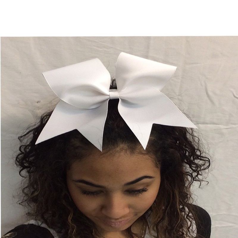 Chosen Bows Big Classic Cheer Bow, White