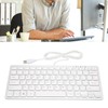 Mini Keyboard Mini Ultra Thin 78 Keys USB Wired Keyboard