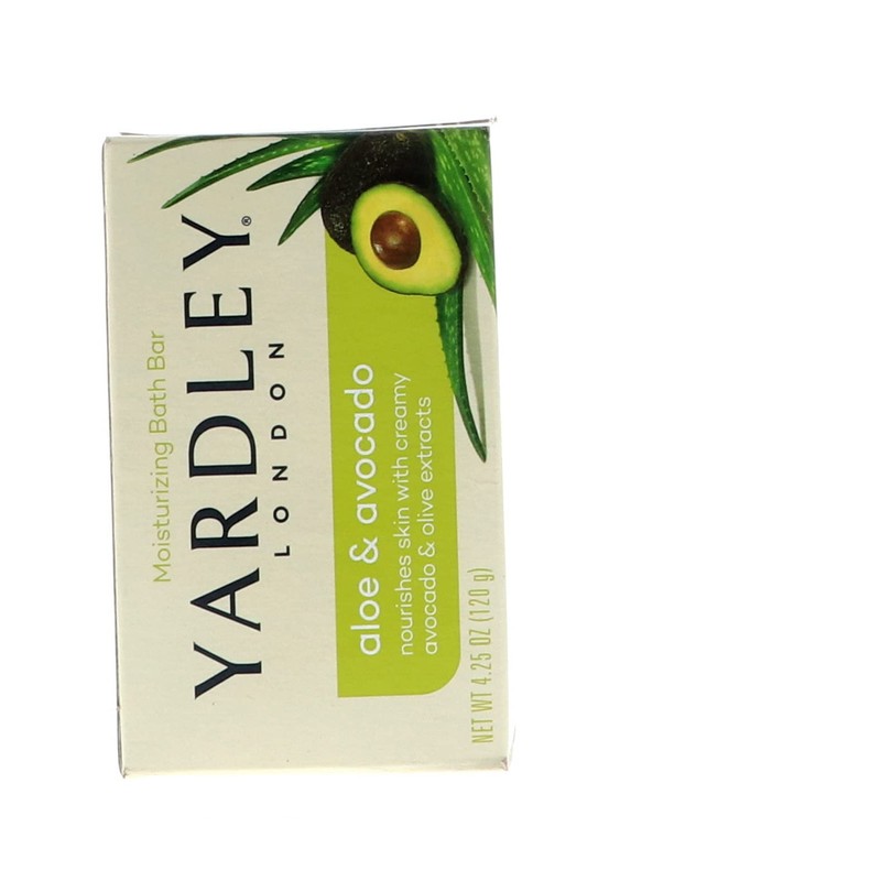Yardley Aloe Avocado Bath Bar 4oz 5 Pack