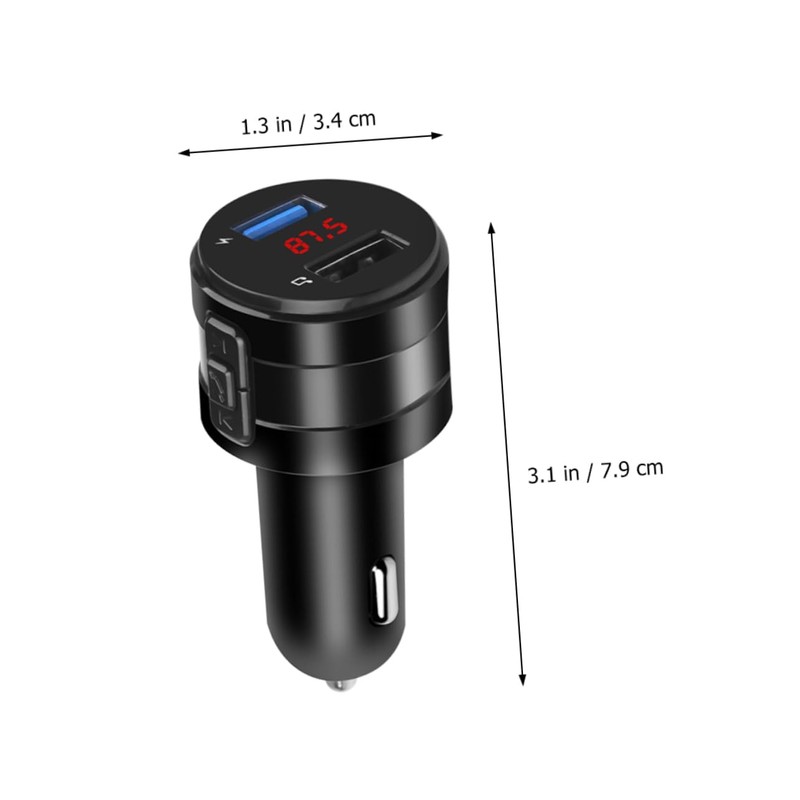 Gatuida Mp3 Player Input Dual Charging in-car Stereo Streaming Easy