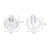5 Pair Silicone Thong Sandal Toe Protectors, Clear Sandal Flip