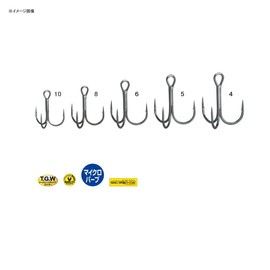 Gamakatsu Assist Hook Treble RB-M Short Shank (NSC) #8.