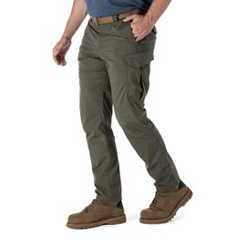 5.11 Tactical Men's Icon Pant – Durable Flex-Tac Ripstop, Water-Resistant Finish, 8 Pockets, Reinforced, 74521ABR, Ranger Green, 34W x 30L