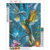 GDYEEH 5D Hummingbird Diamond Painting Pictures, DIY Bird Flowers Diamond