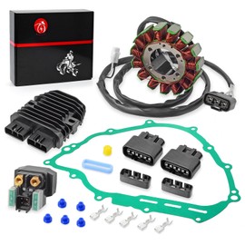 Magneto Stator and Regulator Relay Gasket For YAMAHA Grizzly 700 YFM700 2007-2015 Grizzly 550 2009-2014 28P-81410-01-00
