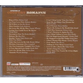 COUNTRY  ROMANCE 2CD TIME LIFE,CAN'T STOP LOVING YOU,JOHNNY CASH,WAYLON JENNINGS