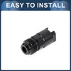 INFINAUTO Fuel Line Connector 8AN Male to Female with 3/8Npt