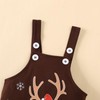 VINUOKER Baby Boy My First Christmas Outfits,Infant Boy 3pcs Reindeer