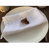 Eight Owls Linen Napkins – 100% Pure Stonewashed Linen Cloth