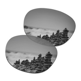 SmartVLT Women's Silver Titanium Replacement Lenses for Oakley Hold Out OO9357 Sunglass