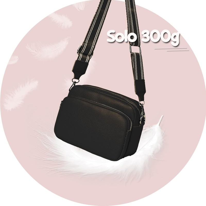 Bolso Crossbody para Mujer con Correa Ajustable y Bolsillo con
