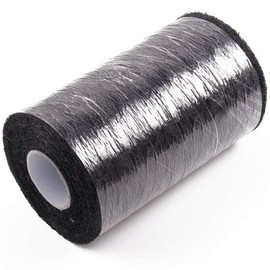 HOMYHOME lace roll Black lace Fabric Table Runners 6" 72.2Ft for Wedding Cream lace Chair sash Bow DIY Party Art Craft Decor 6 in