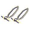 2Pcs Ribbon Leis Double Braided Necklace Graduation Congrats Accessory for