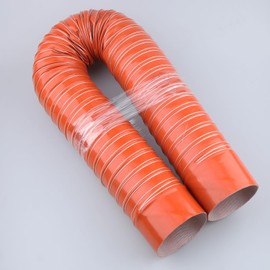 AC PERFORMANCE 4" ID Silicone Flexible Brake Cooling Air Ducting Induction Intake Pipe Hose with Cuff, Length 1 Meter (3.3 Feet)