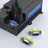 CABLEPELADO Serieller Adapter RS232 DB9 Stecker auf Buchse | RS-232-Kuppler