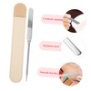 Outanaya 1Set Stainless Steel Makeup Mixing Spatula Multifunctional Pigment Mixing