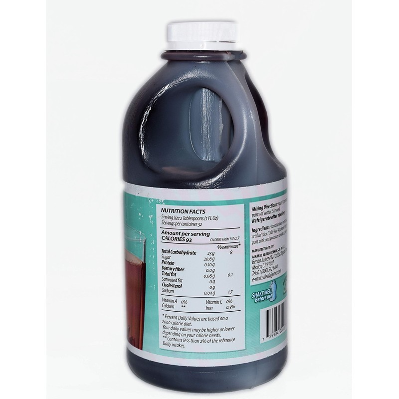 Delicia Jamaica Juice Concentrate - 32 oz Natural Ingredient -