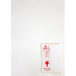 KHADI HANDMADE RAG PAPER Pack of 20 - 150gsm - A6