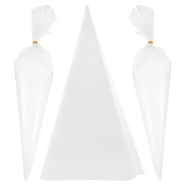 Tofficu 50pcs Construction Pointing Bag Outdoor Cement Pointing Piping Bag Grout Bag Masonry Tile Grout Piping Bag Tile Grout Pouches Tiling Tiles Tile Grout Masonry Bag Tile Bags White Pe