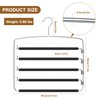 Cycleacc Pants Hangers Space Saving, 2 Pack Anti-Slip Space Saving