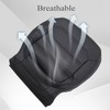 GXARTS Black Front Driver and Passenger Side Bottom Perforated Leather