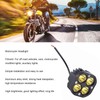 40W Motorcycle Headlight LED Spotlight Yellow Light Waterproof for Off