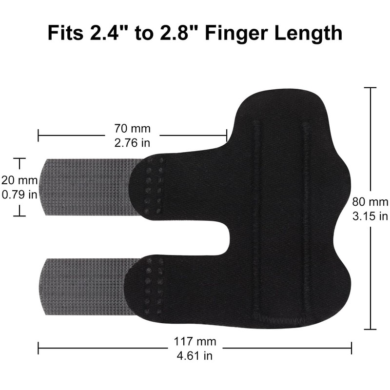 supregear Finger Splint, Pack of 4 Adjustable Reusable Trigger Finger