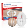 Ourmed Wound Closure Strips(2.4"x 2.8" - 4 Pcs), Butterfly Bandages