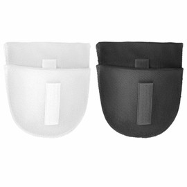 2 Pairs Set-in Shoulder Pads Thickness 1.5cm Breathable Sponge Pads Shoulder Enhancer Sewing Supplies for Women Men Sloping High Low Shoulders Blazer Suit T-Shirt (Black+White, 2 Pairs