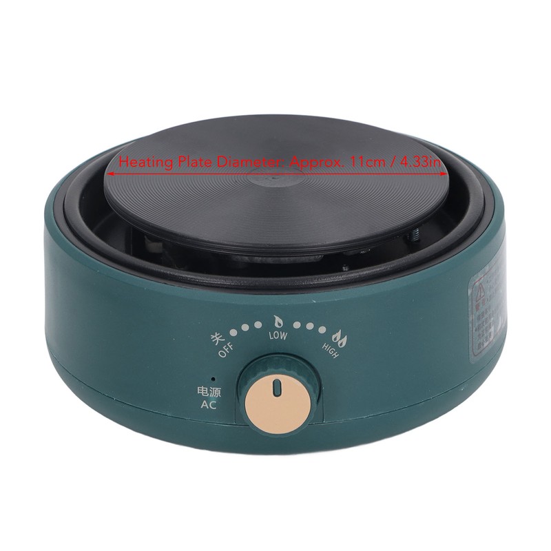 Countertop Single Burner Portable Multifunction Efficient Safe 360 Deg Heating