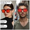 LYZOIT Extra Large Sunglasses for XL Big Wide Heads Mens