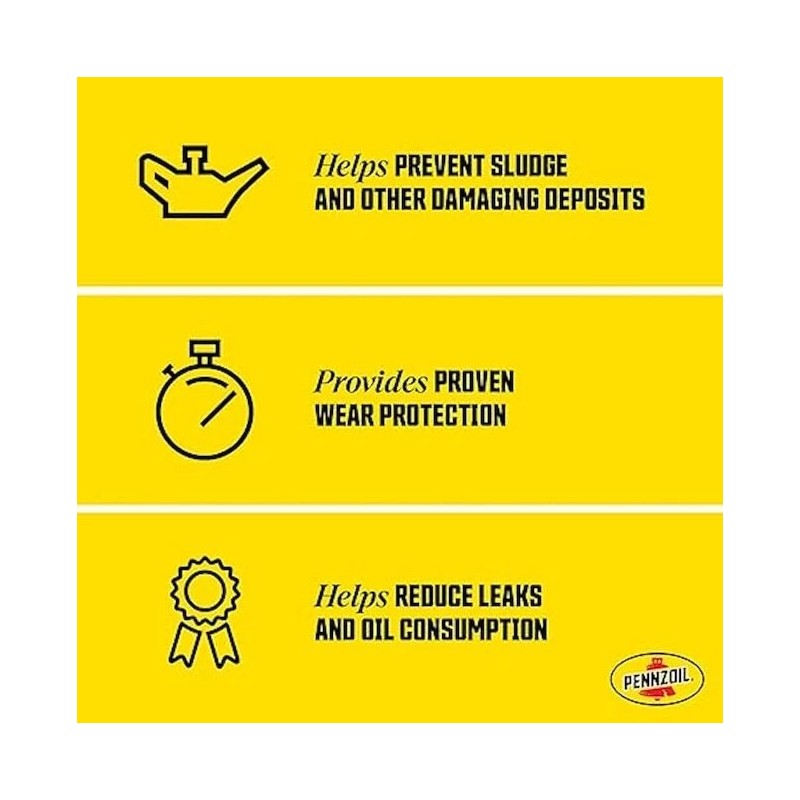 Pennzoil 1 Quart 10W-30 Motor Oil for Gasoline Engines with