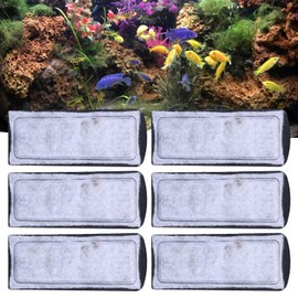 Filter Cotton, 6 Pieces Aquarium Filter Cotton Replacement Wall Filter Accessories for Aquariums