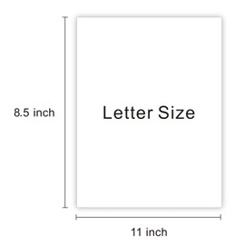 Heavyweight Cardstock White 110lb 8.5x11, 25 Sheets White Card Stock 300 GSM Thick Paper for Arts and Craft, Drawing, DIY Projects