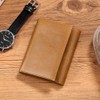 FALAN MULE Men's Wallet Genuine Leather Trifold Wallet With ID