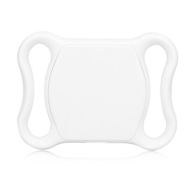 Pet GPS Locator Collar Waterproof Bluetooth Wireless Animal Tracking Device for Cats and Dogs White