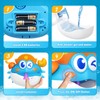 Bath Toys,Light Up Crab Bath Bubble Maker Bathroom Toys for