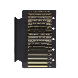 PLOTTER Knox PLT0011 M5 Genuine Leather Pen Holder Lifter, Black, Body Size: H 4.1 x W 3.0 inches (105 x 75 mm), Mini 5