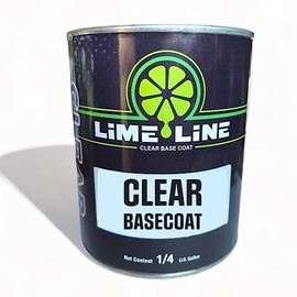 LiME LiNE Clear Automotive Basecoat Paint, Quart, Intercoat Binder, Carrier for Transparent Candy Paint Metallics and Pearls