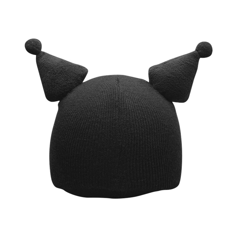 Hand Knitted Helmet Cover Cartoon Girl Cute Ski Helmet Hat