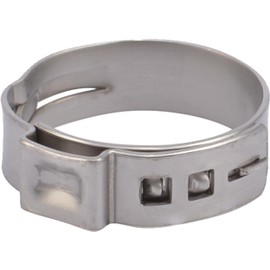 SharkBite 1 Inch Clamp Ring, Stainless Steel Plumbing Fitting, PEX Pipe, PE-RT, UC956A