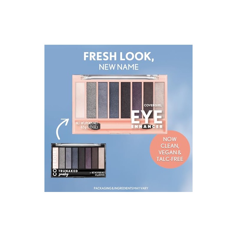 CoverGirl Paleta de Sombras Trunaked, Smoky, 6.5 g
